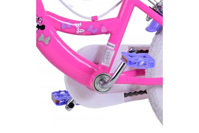 Disney Minnie Children's bike - Girls - 16 inch - Pink - Two hand brakes