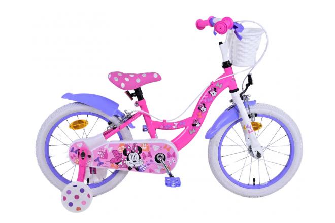 Disney Minnie Children's bike - Girls - 16 inch - Pink - Two hand brakes