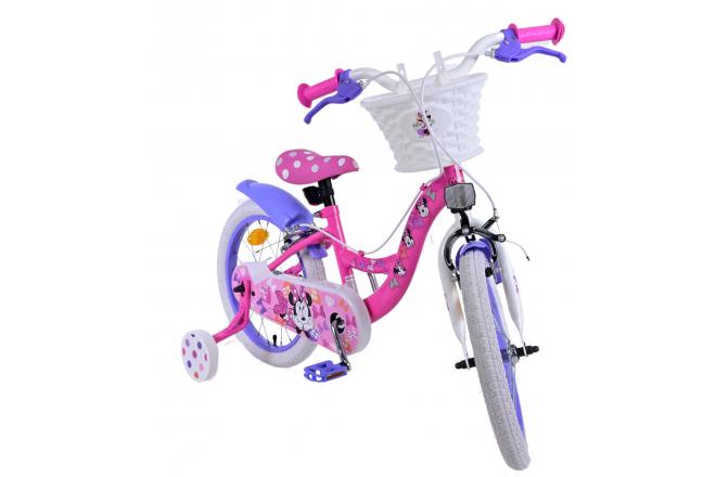 Disney Minnie Children's bike - Girls - 16 inch - Pink - Two hand brakes