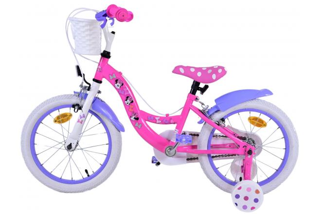 Disney Minnie Children's bike - Girls - 16 inch - Pink - Two hand brakes