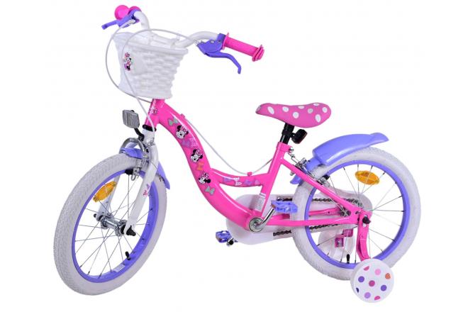 Disney Minnie Children's bike - Girls - 16 inch - Pink - Two hand brakes