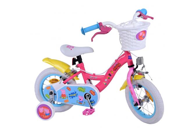 Peppa Pig Children's Bicycle - Girls - 12 inch - Pink - Two handbrakes [CLONE]