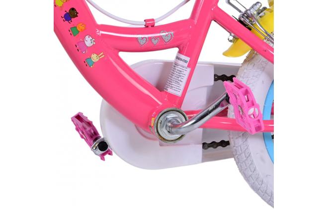 Peppa Pig Children's Bicycle - Girls - 12 inch - Pink - Two handbrakes [CLONE]