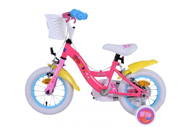 Peppa Pig Children's Bicycle - Girls - 12 inch - Pink - Two handbrakes [CLONE]
