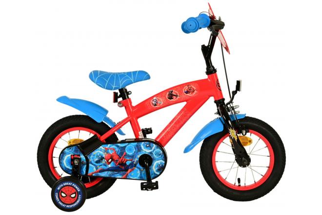 Spider-Man Kids bike - Boys - 12 inches - Blue/Red
