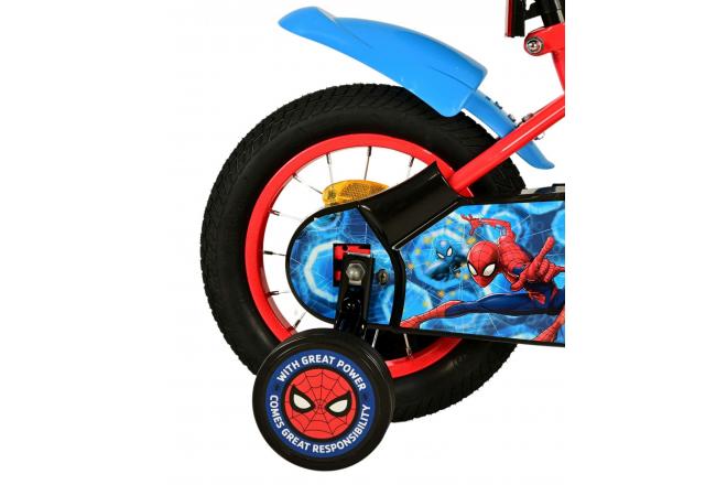 Spider-Man Kids bike - Boys - 12 inches - Blue/Red