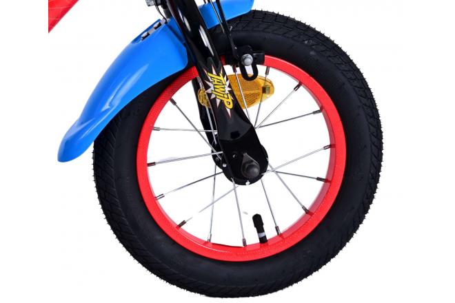 Ultimate Spider-Man Kids bike - Boys - 12 inch - Blue/Red - Two hand brakes