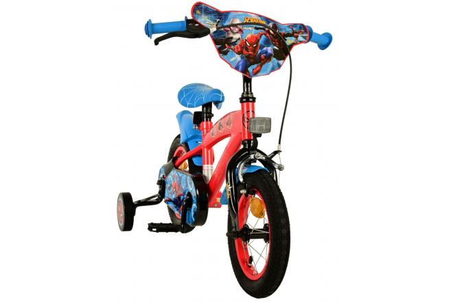 Spider-Man Kids bike - Boys - 12 inches - Blue/Red