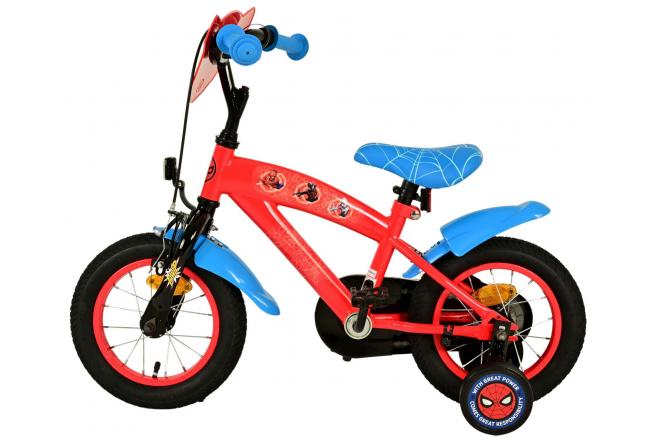 Spider-Man Kids bike - Boys - 12 inches - Blue/Red