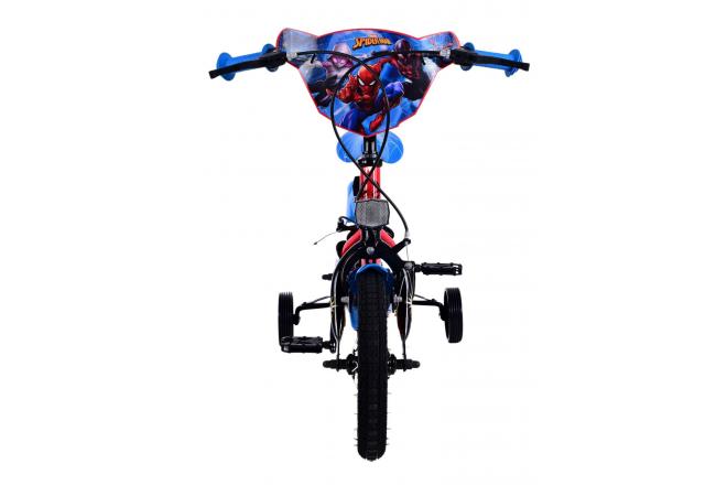 Ultimate Spider-Man Kids bike - Boys - 12 inch - Blue/Red - Two hand brakes