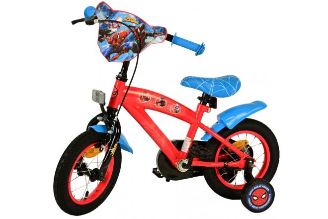 Spider-Man Kids bike - Boys - 12 inches - Blue/Red