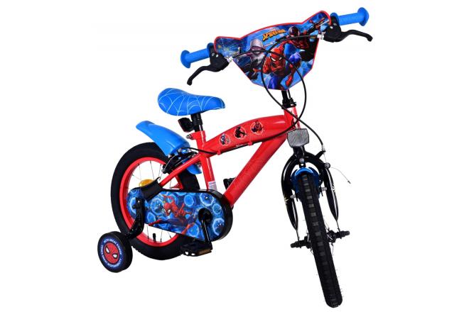 Ultimate Spider-Man Kids bike - Boys - 14 inch - Blue/Red - Two hand brakes [CLONE]