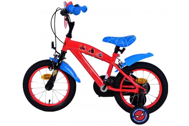 Ultimate Spider-Man Kids bike - Boys - 14 inch - Blue/Red - Two hand brakes [CLONE]