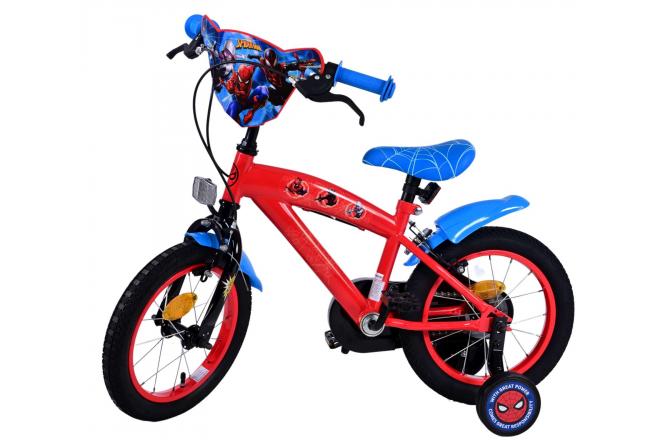 Ultimate Spider-Man Kids bike - Boys - 14 inch - Blue/Red - Two hand brakes [CLONE]