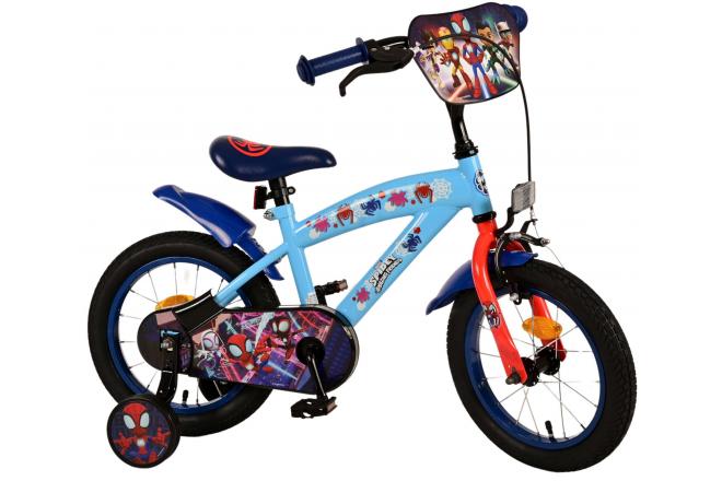 Spidey Kids bike - Boys - 14 inch - Blue