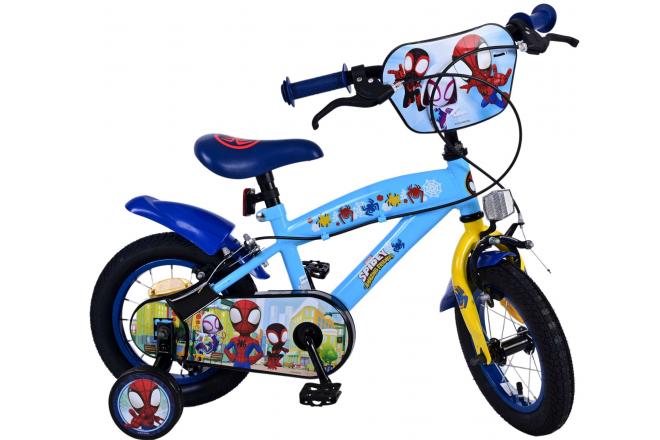 Spidey Kids bike - Boys - 12 inch - Blue - Two hand brakes