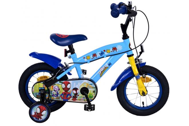 Spidey Children's bike - Boys - 12 inch - Blue - Two hand brakes