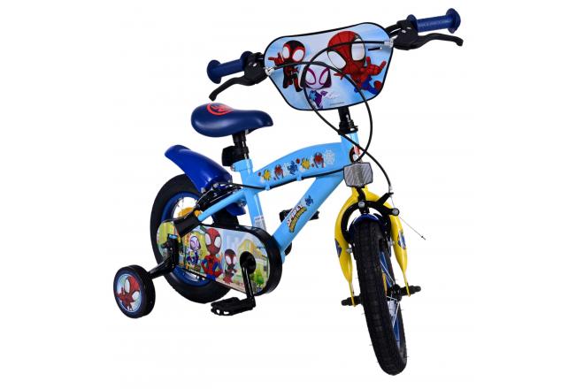 Spidey Kids bike - Boys - 12 inch - Blue - Two hand brakes