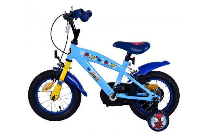 Spidey Kids bike - Boys - 12 inch - Blue - Two hand brakes