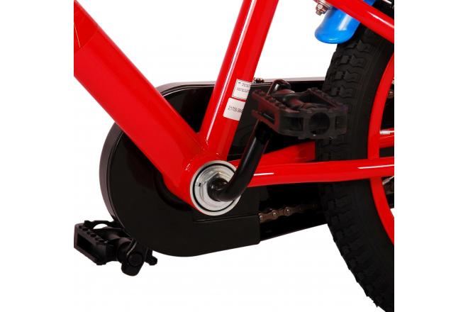 Ultimate Spider-Man Kids bike - Boys - 16 inch - Blue/Red - Two hand brakes