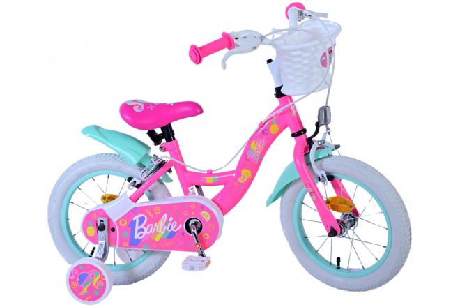 Barbie Children's bike - Girls - 14 inch - Pink - Two hand brakes