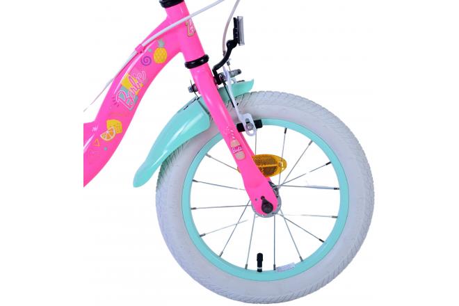 Barbie Children's bike - Girls - 14 inch - Pink - Two hand brakes