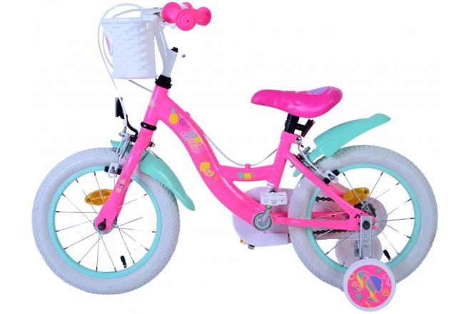 Barbie Children's bike - Girls - 14 inch - Pink - Two hand brakes
