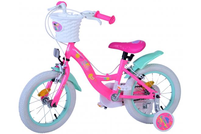 Barbie Children's bike - Girls - 14 inch - Pink - Two hand brakes