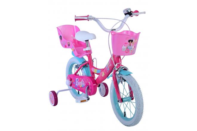 Barbie Children's bike - Girls - 14 inch - Pink - Two hand brakes