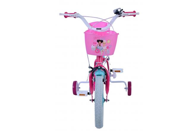 Barbie Children's bike - Girls - 14 inch - Pink - Two hand brakes