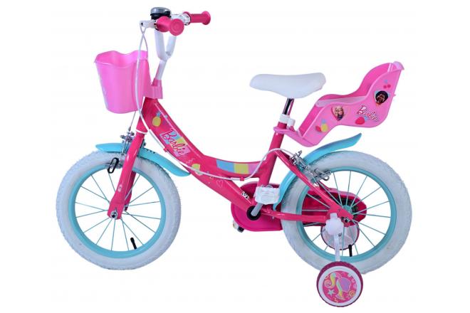 Barbie Children's bike - Girls - 14 inch - Pink - Two hand brakes