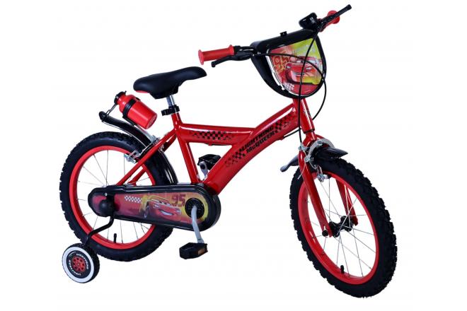 Disney Cars Children's bike - Boys - 16 inch - Red - Two hand brakes