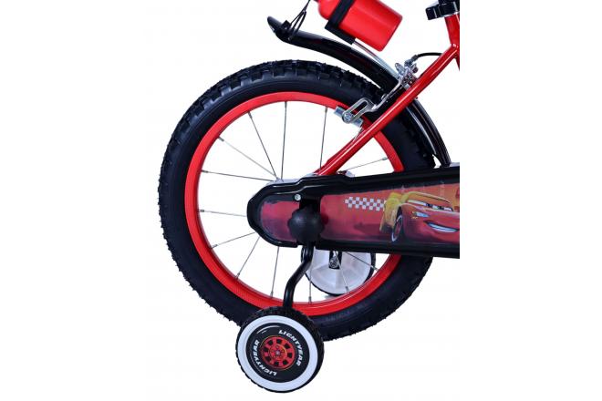 Disney Cars Children's bike - Boys - 16 inch - Red - Two hand brakes