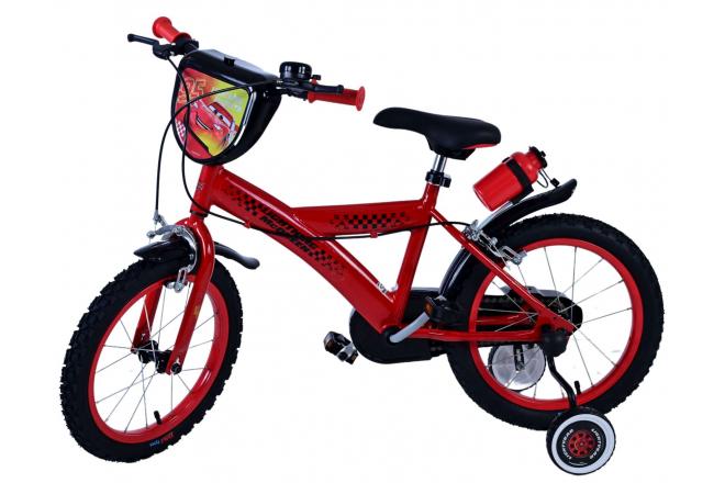 Disney Cars Children's bike - Boys - 16 inch - Red - Two hand brakes