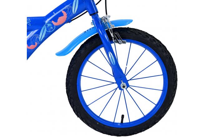 Disney Stitch Kids bike - Boys - 16 inch - Blue - Two hand brakes