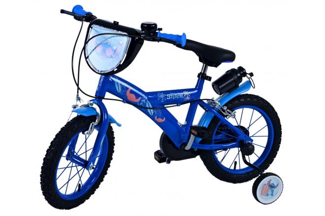 Disney Stitch children's bike - Boys - 14 inch - Blue - Two hand brakes