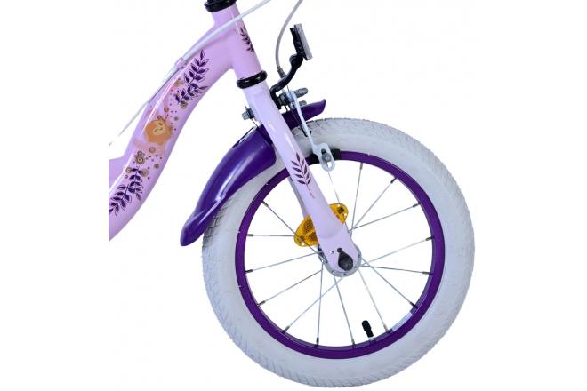 Disney Wish Kids bike - Girls - 14 inch - Purple - Two hand brakes