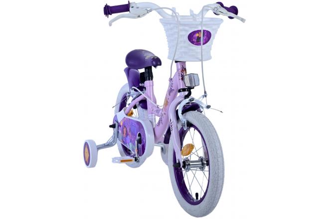 Disney Wish Kids bike - Girls - 14 inch - Purple - Two hand brakes