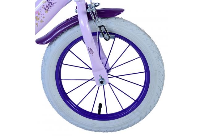 Disney Wish Kids bike - Girls - 14 inch - Purple - Two hand brakes