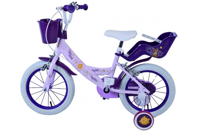 Disney Wish Kids bike - Girls - 14 inch - Purple - Two hand brakes