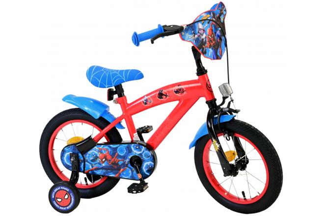Marvel Spider-Man Kids Bike - Boys - 14 inch - Red/Blue
