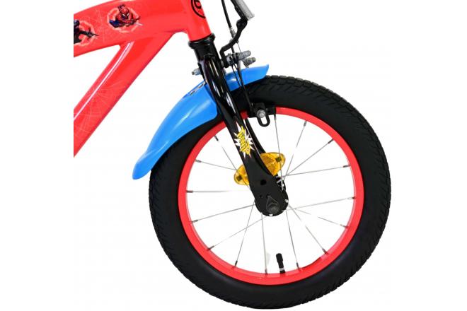 Marvel Spider-Man Kids Bike - Boys - 14 inch - Red/Blue