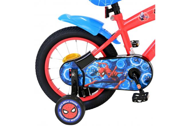 Marvel Spider-Man Kids Bike - Boys - 14 inch - Red/Blue