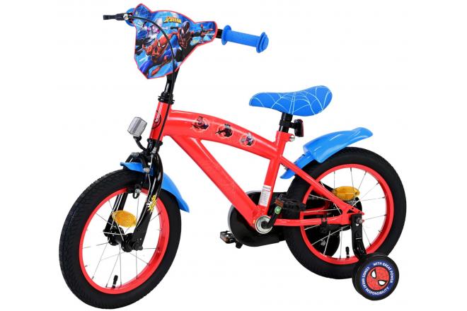 Marvel Spider-Man Kids Bike - Boys - 14 inch - Red/Blue