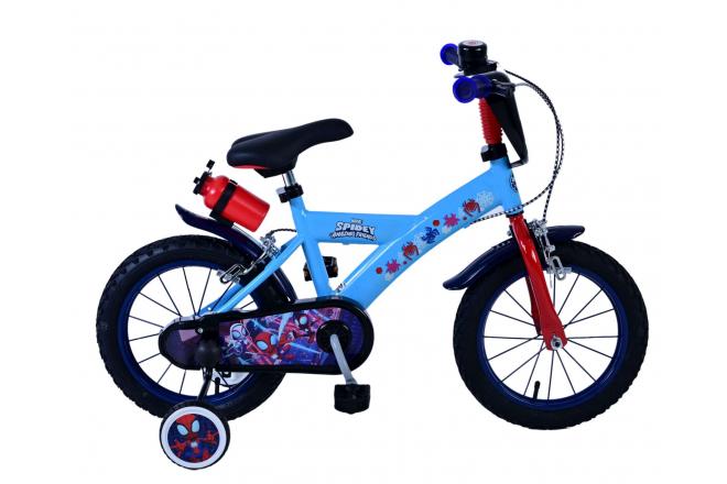 Spidey children's bike - Boys - 14 inch - Blue - Two hand brakes