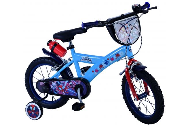 Spidey children's bike - Boys - 14 inch - Blue - Two hand brakes