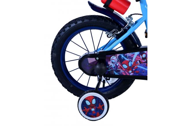 Spidey children's bike - Boys - 14 inch - Blue - Two hand brakes