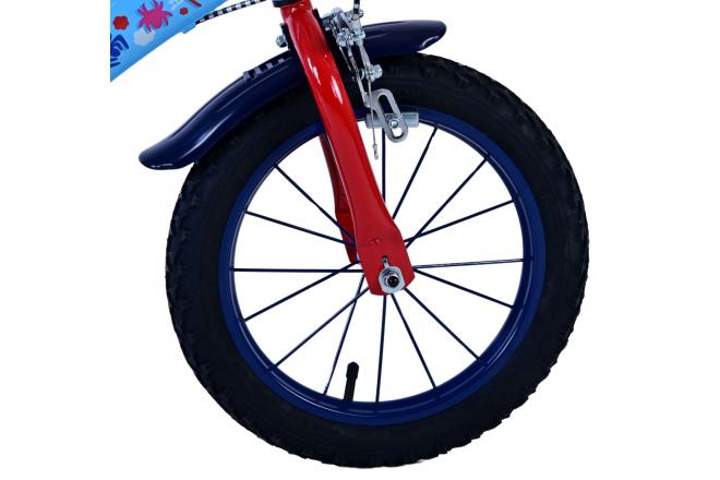 Spidey children's bike - Boys - 14 inch - Blue - Two hand brakes