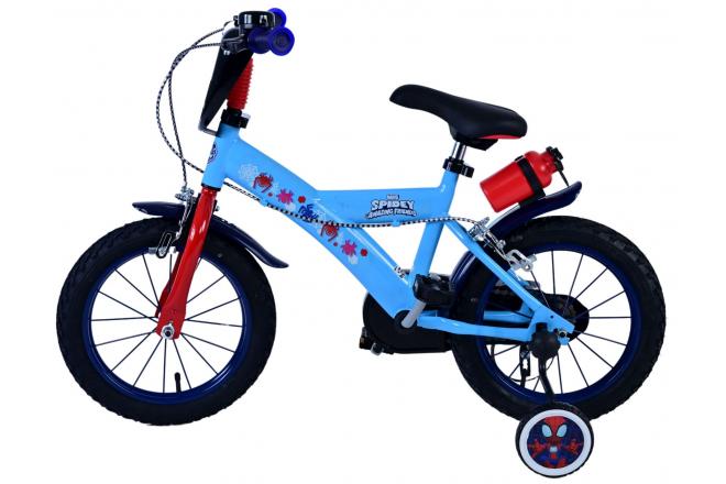 Spidey children's bike - Boys - 14 inch - Blue - Two hand brakes