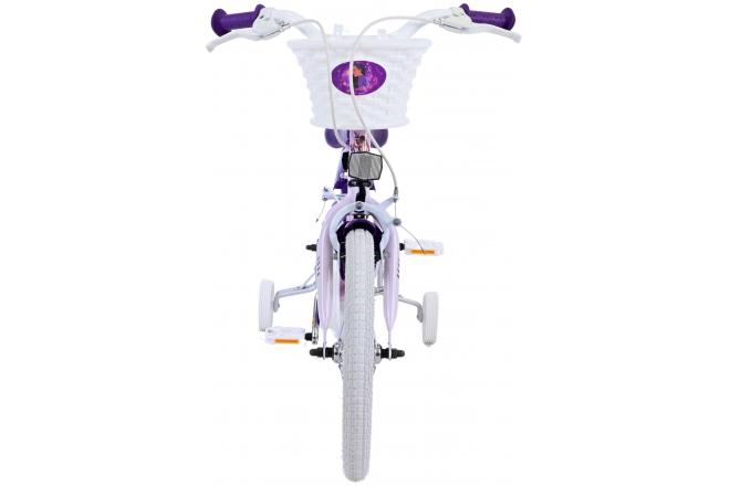 Disney Wish Kids bike - Girls - 16 inch - Purple - Two hand brakes